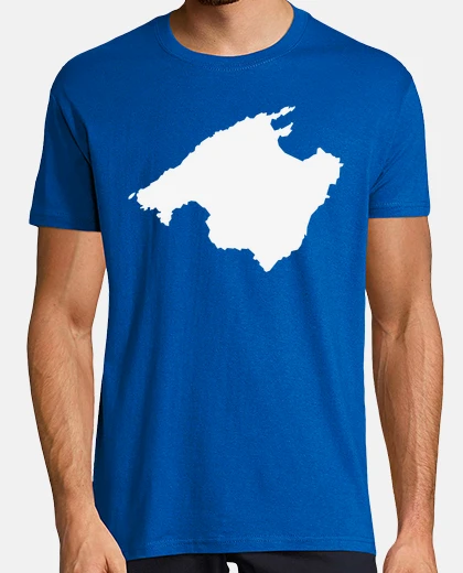 Tee-shirt majorque - majorque - silhouette - blan
