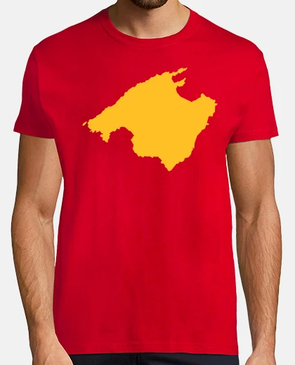 Tee-shirt majorque - majorque - silhouette - or