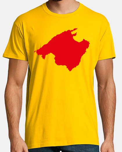 Tee-shirt majorque - majorque - silhouette - roug