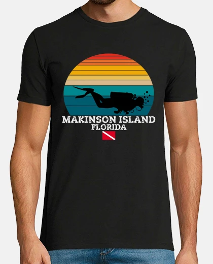 Tee-shirt Makinson Island Plongée sur l39île des 