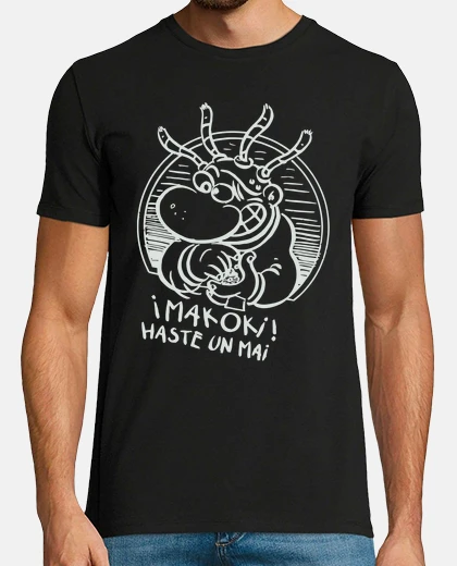 Camiseta Makoki haste un mai blanco