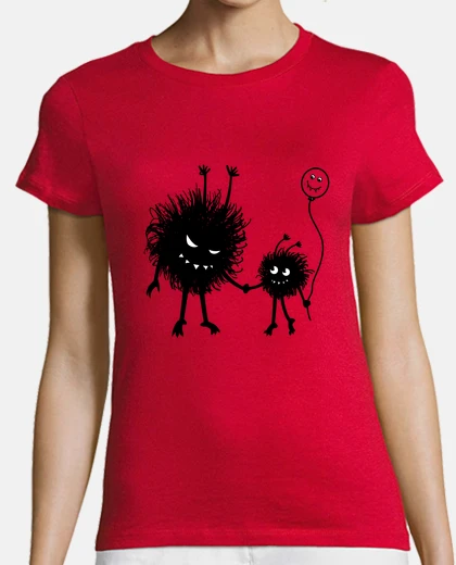 Playera mal madre insecto de la historieta y el niño
