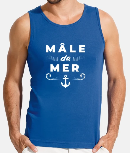 Tee-shirt Mâle de mer - message humour marin