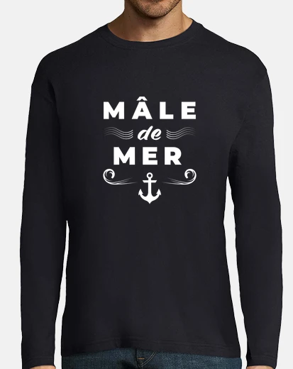 Tee-shirt Mâle de mer - message humour marin