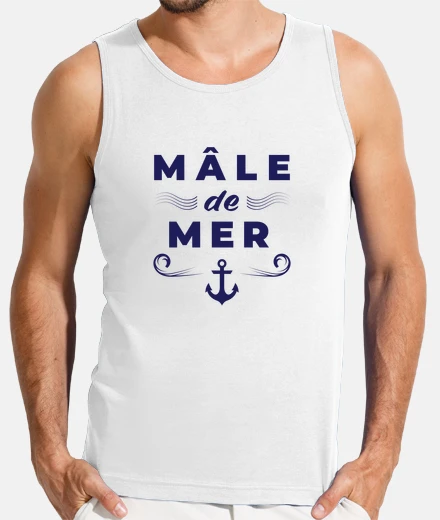 Tee-shirt Mâle de mer - message humour marin