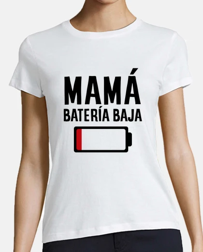 Playera Mamá batería baja