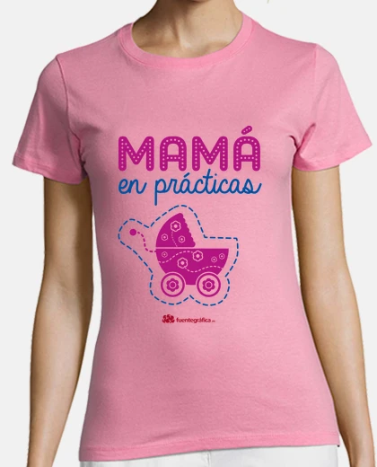 Camiseta MAMÁ EN PRACTICAS 2(niña)