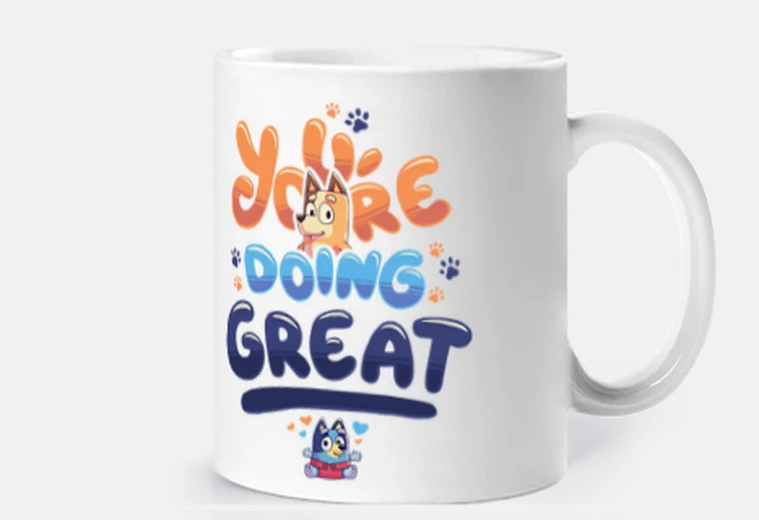 Taza Mamá Genial Bluey Chilli Bingo Bandit