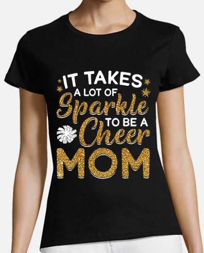 Playera mamá mejor animadora mientras anima