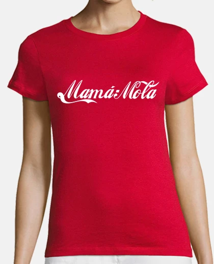 Playera Mamá Mola con Logo CocaCola - Día De La Madre