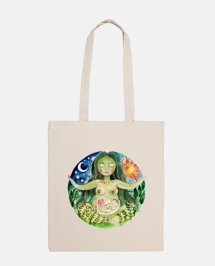 Bolsa Mamá Tierra bolsa tela