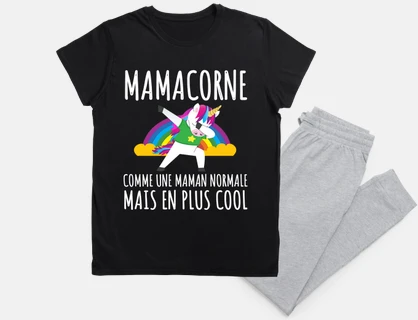mamacorne humor mom unicorn gift