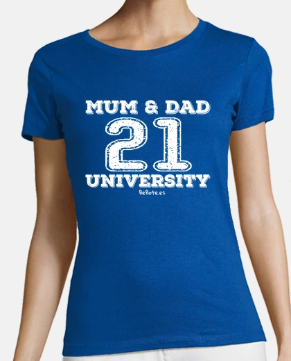 Tee-shirt maman &#38; papa 21 universitaire