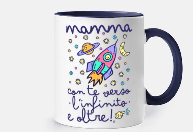 Mug Maman avec ton vers l39infini et au-del