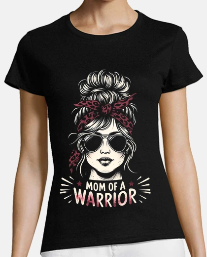Tee-shirt maman d&#39;une mère guerrière ou grand-mère de sport de combat