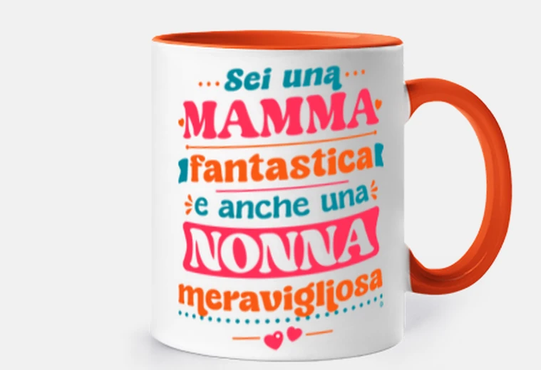Mug maman fantastique nonna meravigliosa
