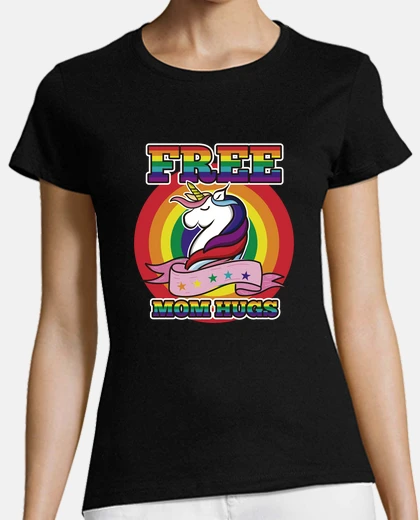 Tee-shirt maman libre embrasse lgtb gay pride