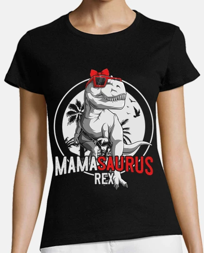 T-shirt mamasaurus mom dinosaur birthday gift