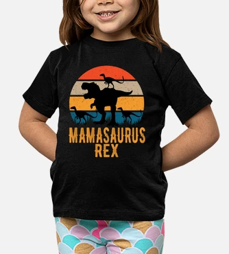 Mamasaurus rex kids t shirt tostadora