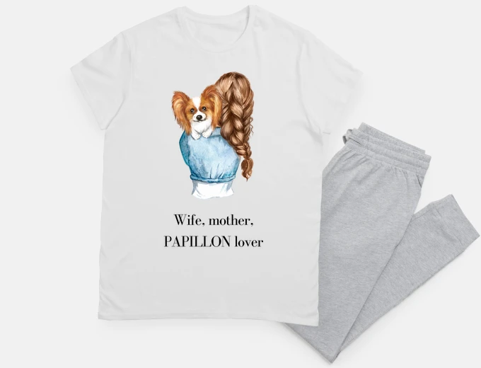 Pigiama mamma amante del papillon
