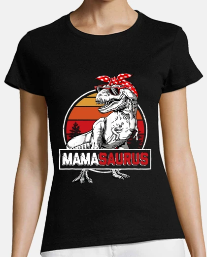 T-shirt mamma saurus regalo per la festa mamma mamma