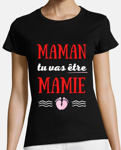 T-shirt mamma stai per diventare una nonna