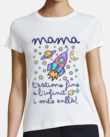 T-shirt mamma ti amerò per sempre.