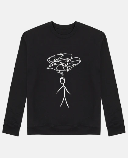Hoodie Man, sweatshirt, black