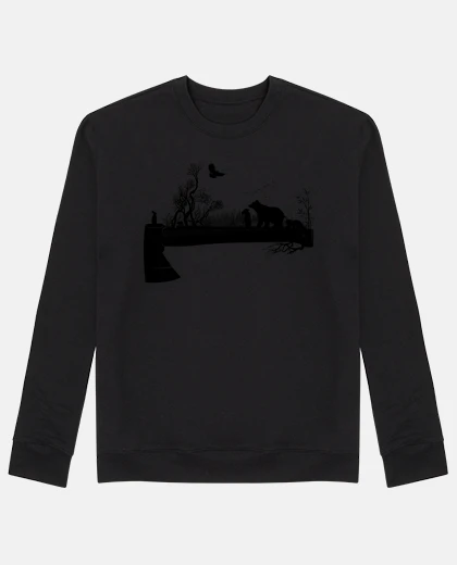 Hoodie Man, sweatshirt, black