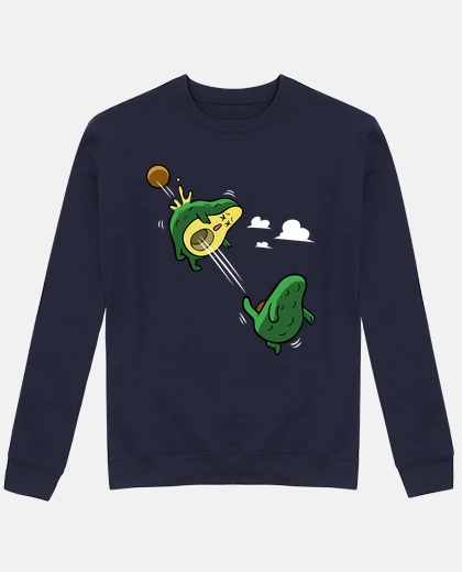 Hoodie Man, sweatshirt, heather denim