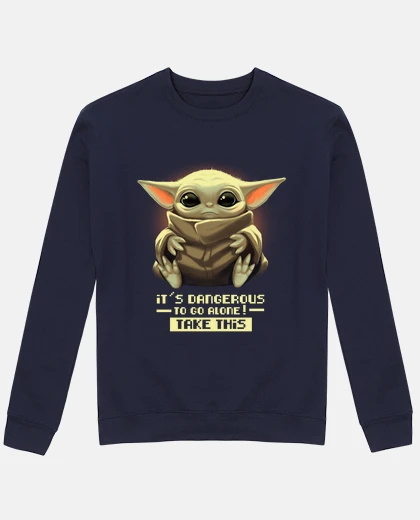 Hoodie Man, sweatshirt, heather denim
