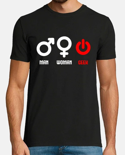 T-shirt Man, woman, geek
