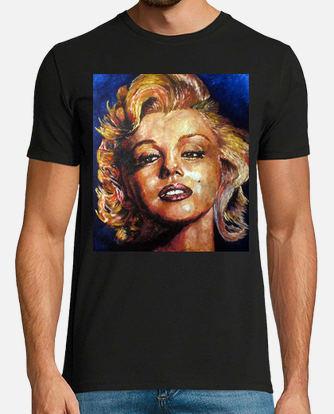 man, marilyn monroe shirt