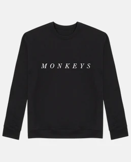 Man, sweatshirt, black