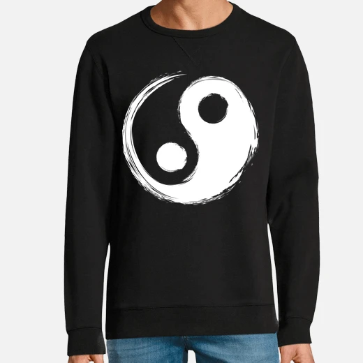 man, sweatshirt, black