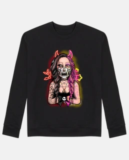 Man, sweatshirt, black