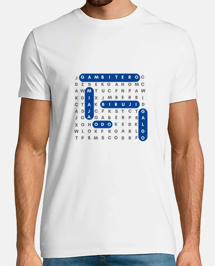 T-shirt Mancha word soup