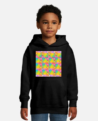 Sudadera para ninos con capucha manchas d. laTostadora Mexico