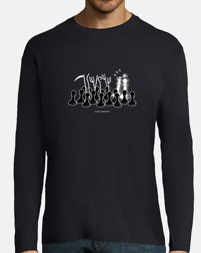 Tee-shirt manches longues chèque mat