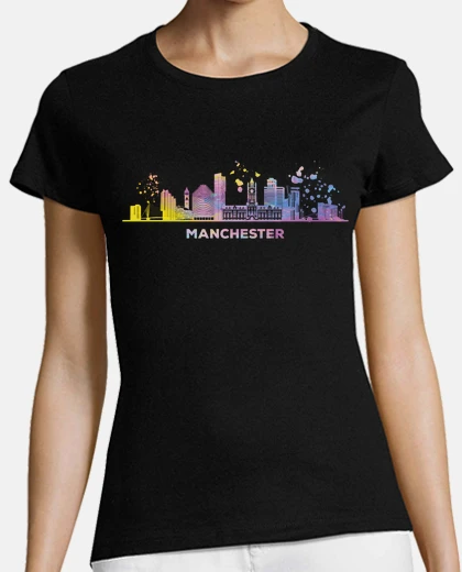 Playera manchester skyline manchester