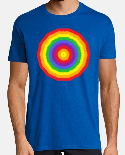 Camiseta Mandala - Aura Limpia 7 Arcoiris