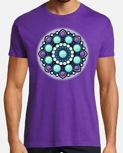 Camiseta Mandala con puntos 1