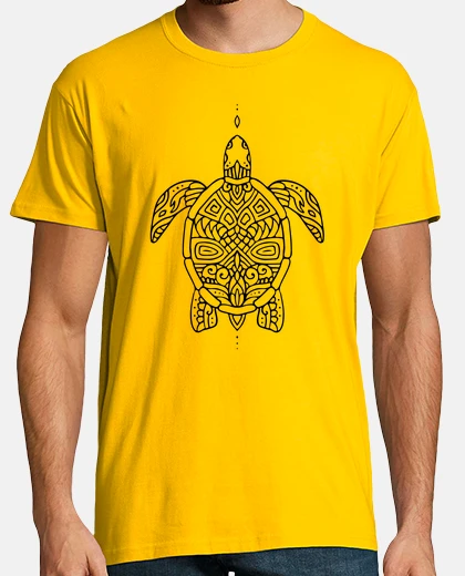 T-shirt mandala di tartaruga 1