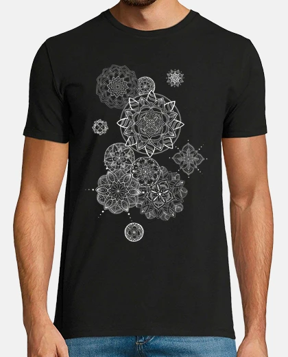 T-shirt mandala fiori