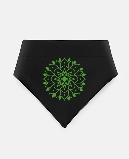 Mascotas mandala flower, pet bandana