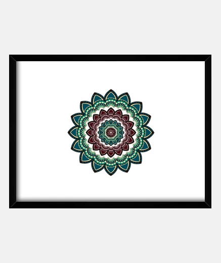 Framed mandala i