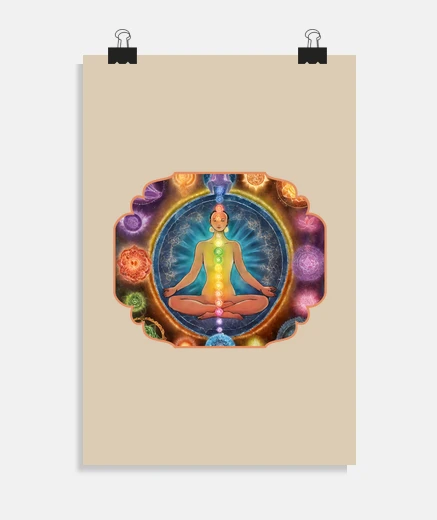 Poster mandales des chakras