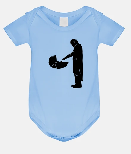 Kids mandalorian baby bib