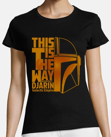 Playera MANDALORIAN Declaración Gold