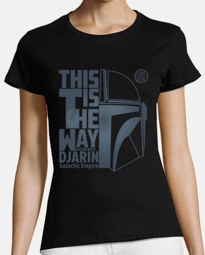 Playera Mandalorian Redemption Blue